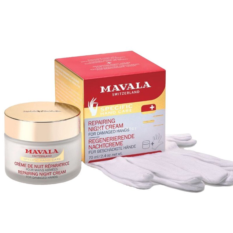 Mavala Repairing Night Cream For Damaged Hand 70ml